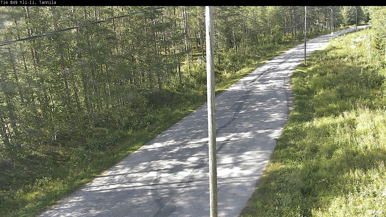 Weather Camera Image Väg 849 Yli-Ii, Tannila, Oulu, Pohjois-Pohjanmaa
