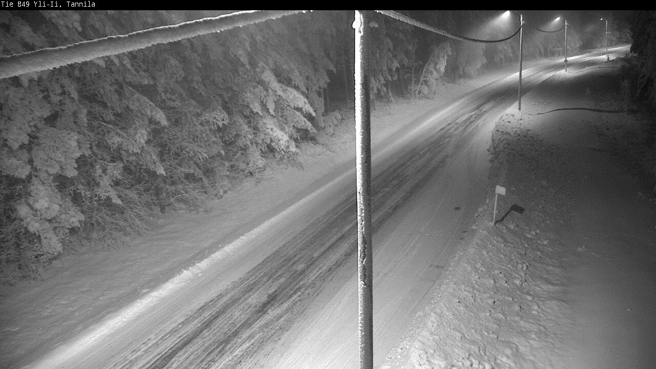 Weather Camera Image Road 849 Yli-Ii, Tannila, Oulu, Pohjois-Pohjanmaa