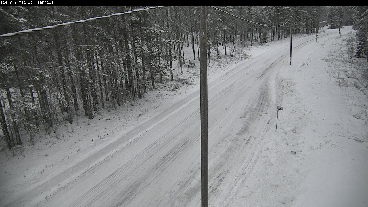 Weather Camera Image Väg 849 Yli-Ii, Tannila, Oulu, Pohjois-Pohjanmaa