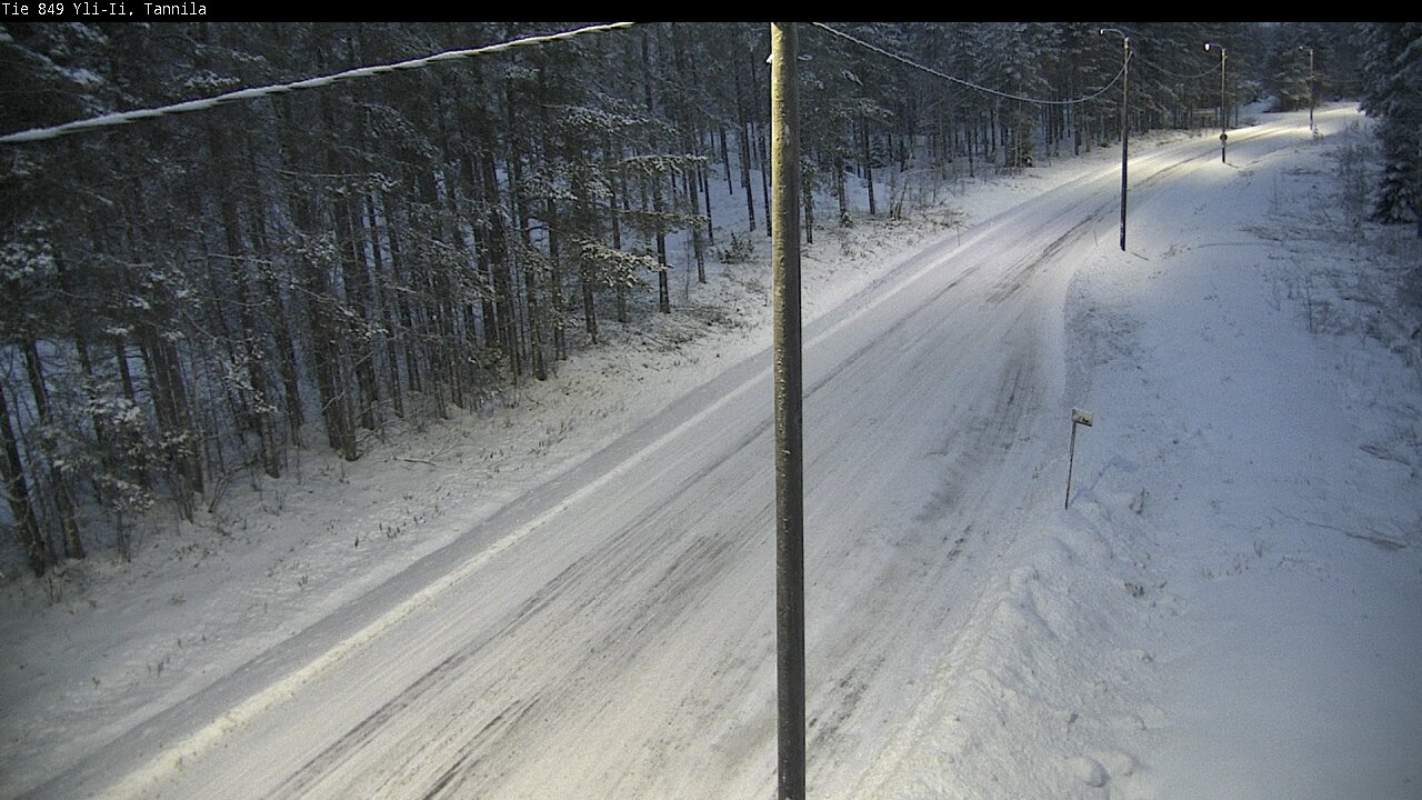 Weather Camera Image Väg 849 Yli-Ii, Tannila, Oulu, Pohjois-Pohjanmaa