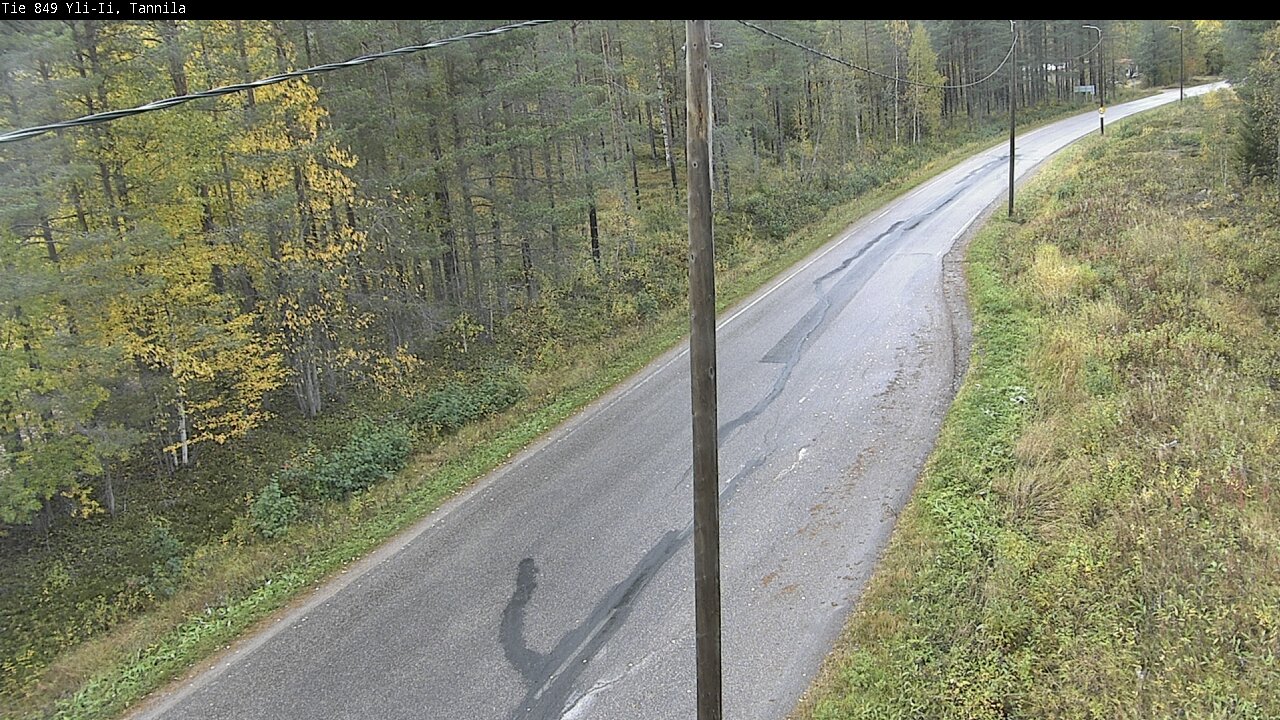Weather Camera Image Road 849 Yli-Ii, Tannila, Oulu, Pohjois-Pohjanmaa