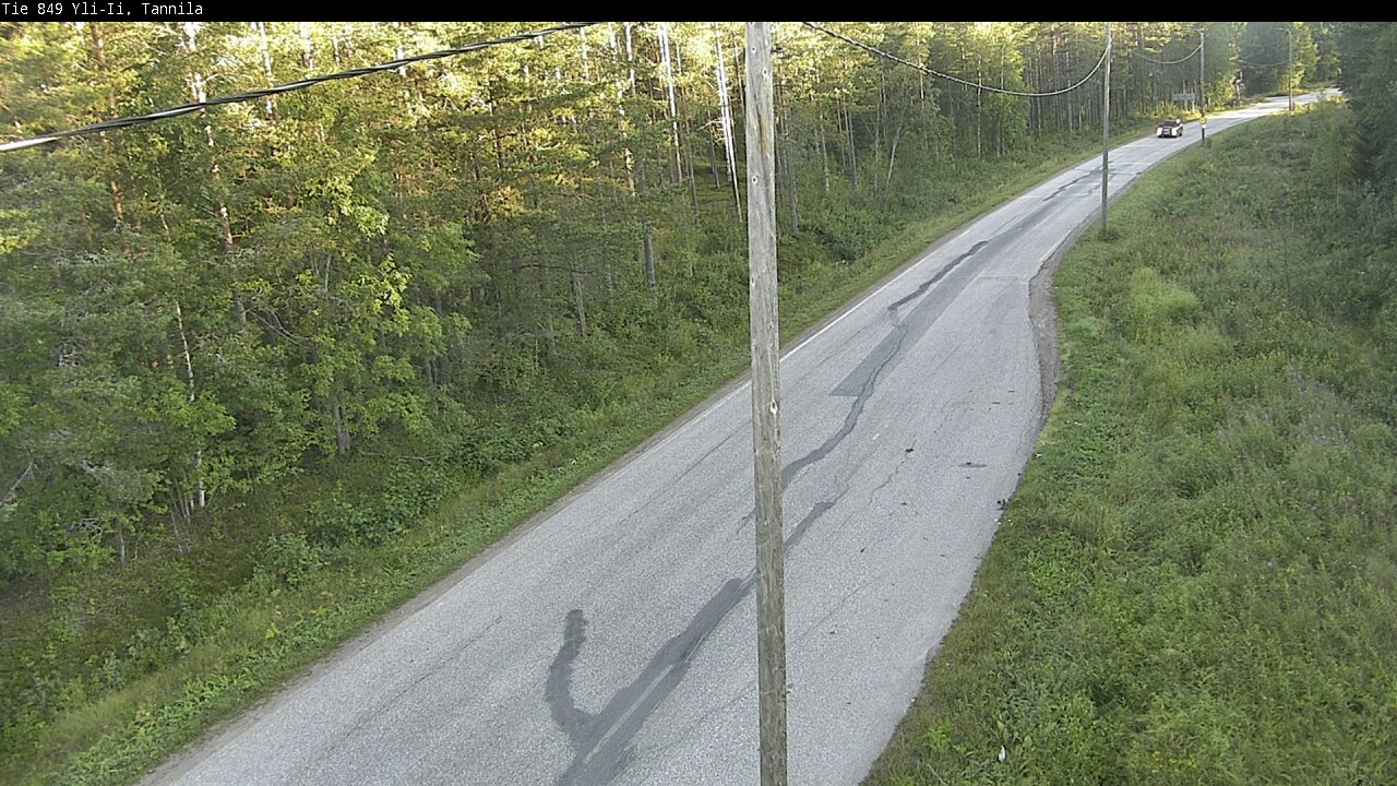 Weather Camera Image Väg 849 Yli-Ii, Tannila, Oulu, Pohjois-Pohjanmaa