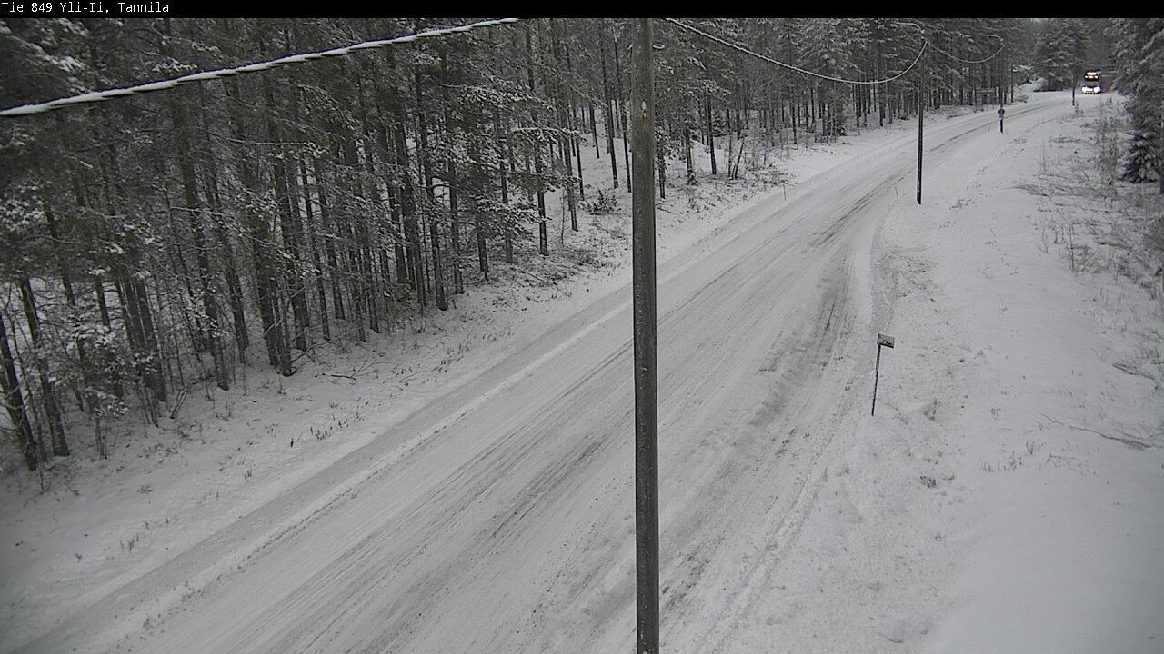 Weather Camera Image Väg 849 Yli-Ii, Tannila, Oulu, Pohjois-Pohjanmaa