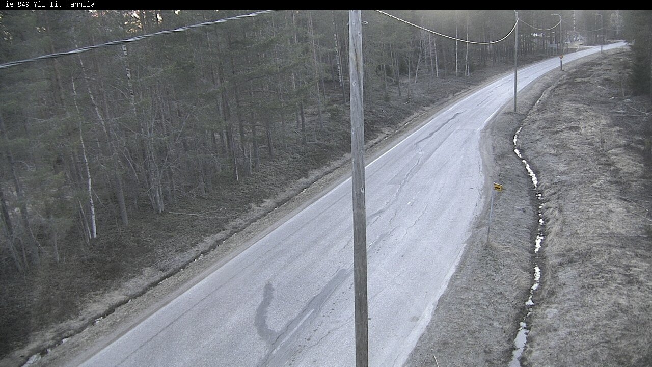 Weather Camera Image Väg 849 Yli-Ii, Tannila, Oulu, Pohjois-Pohjanmaa