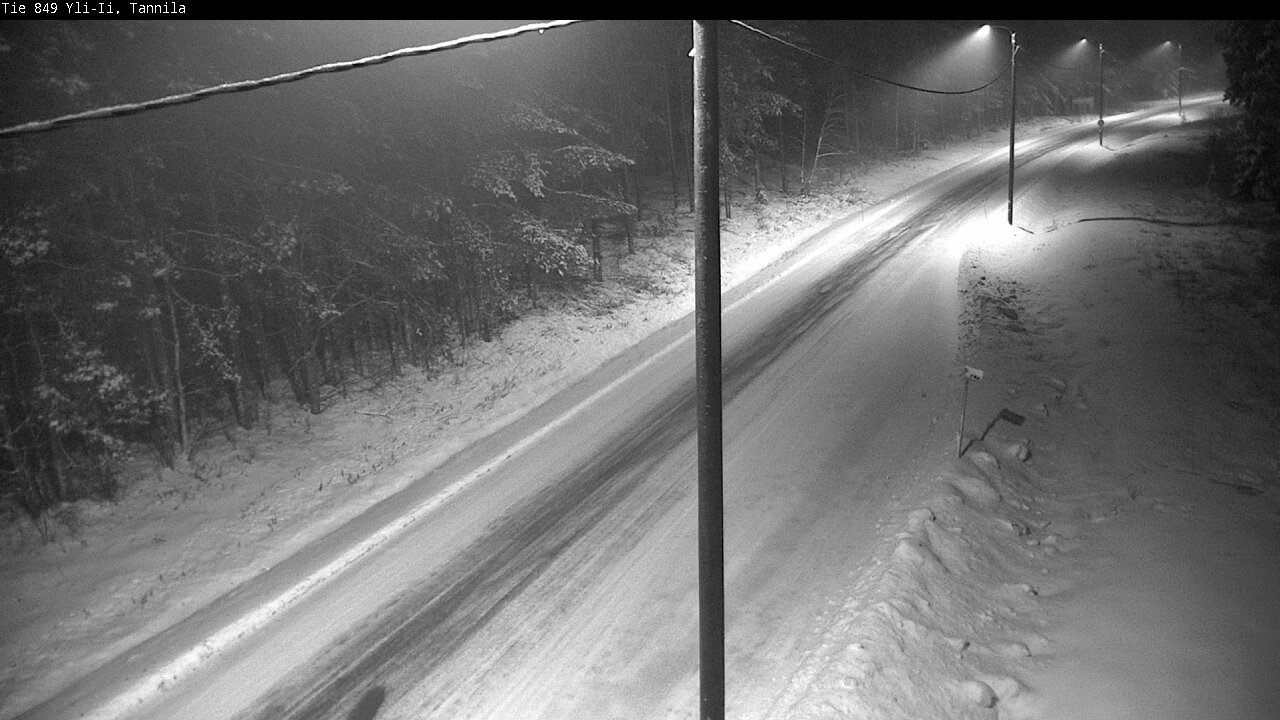Weather Camera Image Väg 849 Yli-Ii, Tannila, Oulu, Pohjois-Pohjanmaa