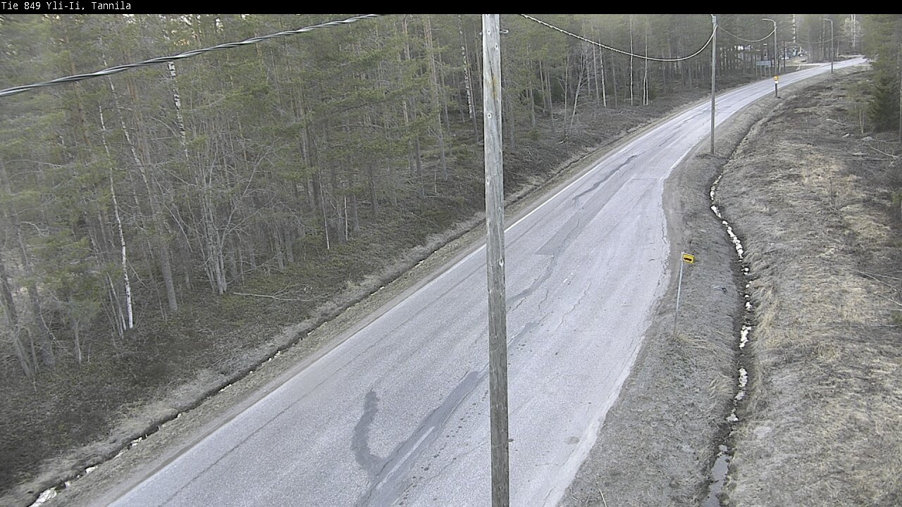 Weather Camera Image Väg 849 Yli-Ii, Tannila, Oulu, Pohjois-Pohjanmaa