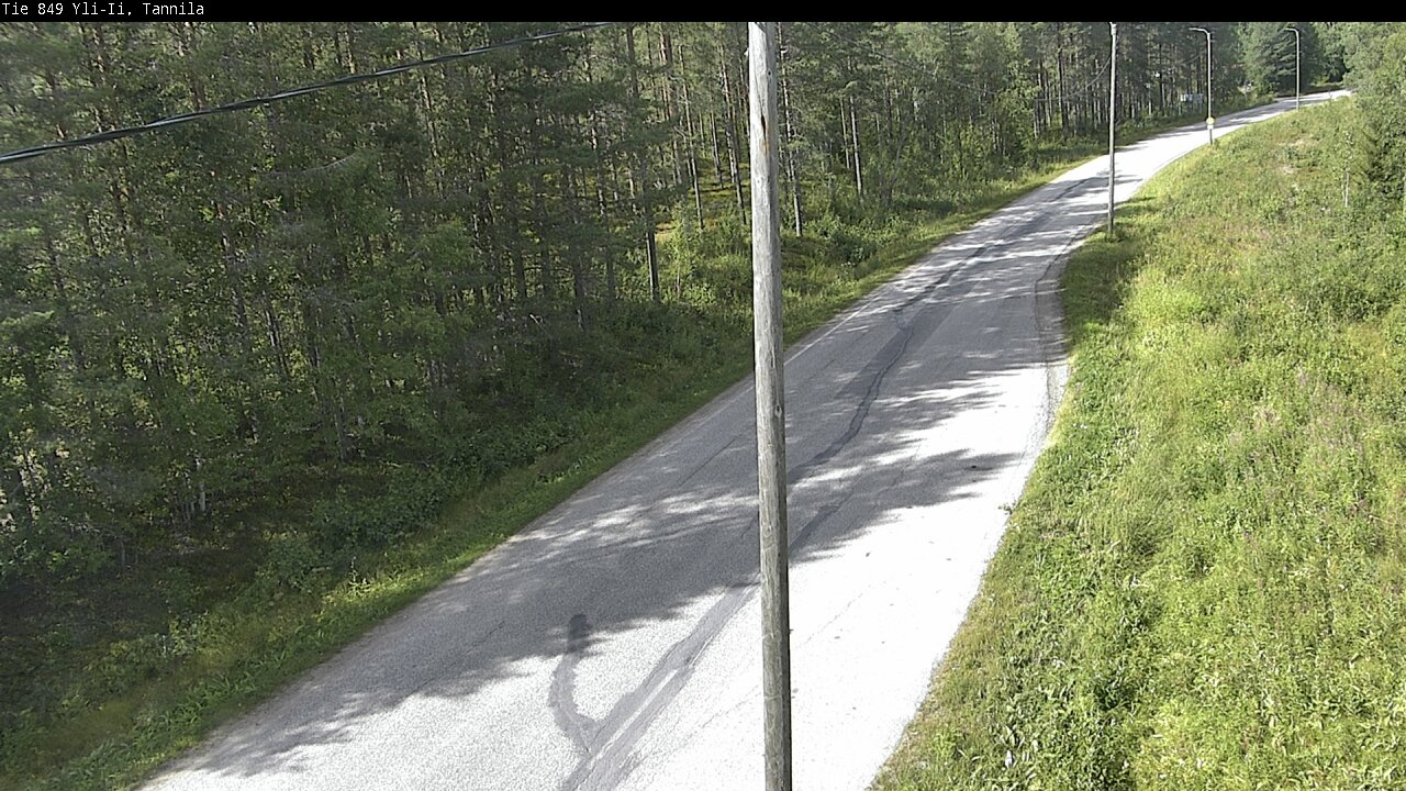 Weather Camera Image Väg 849 Yli-Ii, Tannila, Oulu, Pohjois-Pohjanmaa