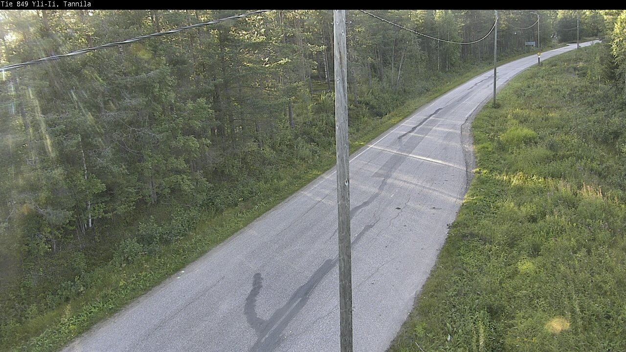 Weather Camera Image Väg 849 Yli-Ii, Tannila, Oulu, Pohjois-Pohjanmaa