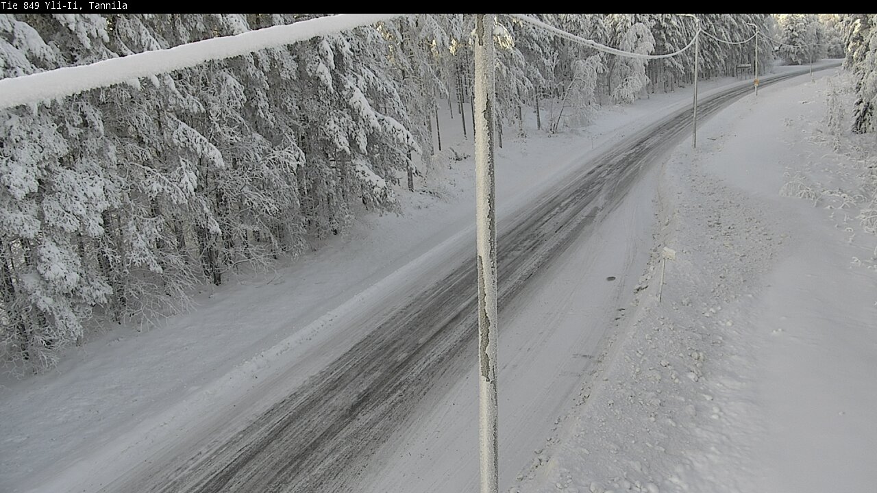 Weather Camera Image Road 849 Yli-Ii, Tannila, Oulu, Pohjois-Pohjanmaa