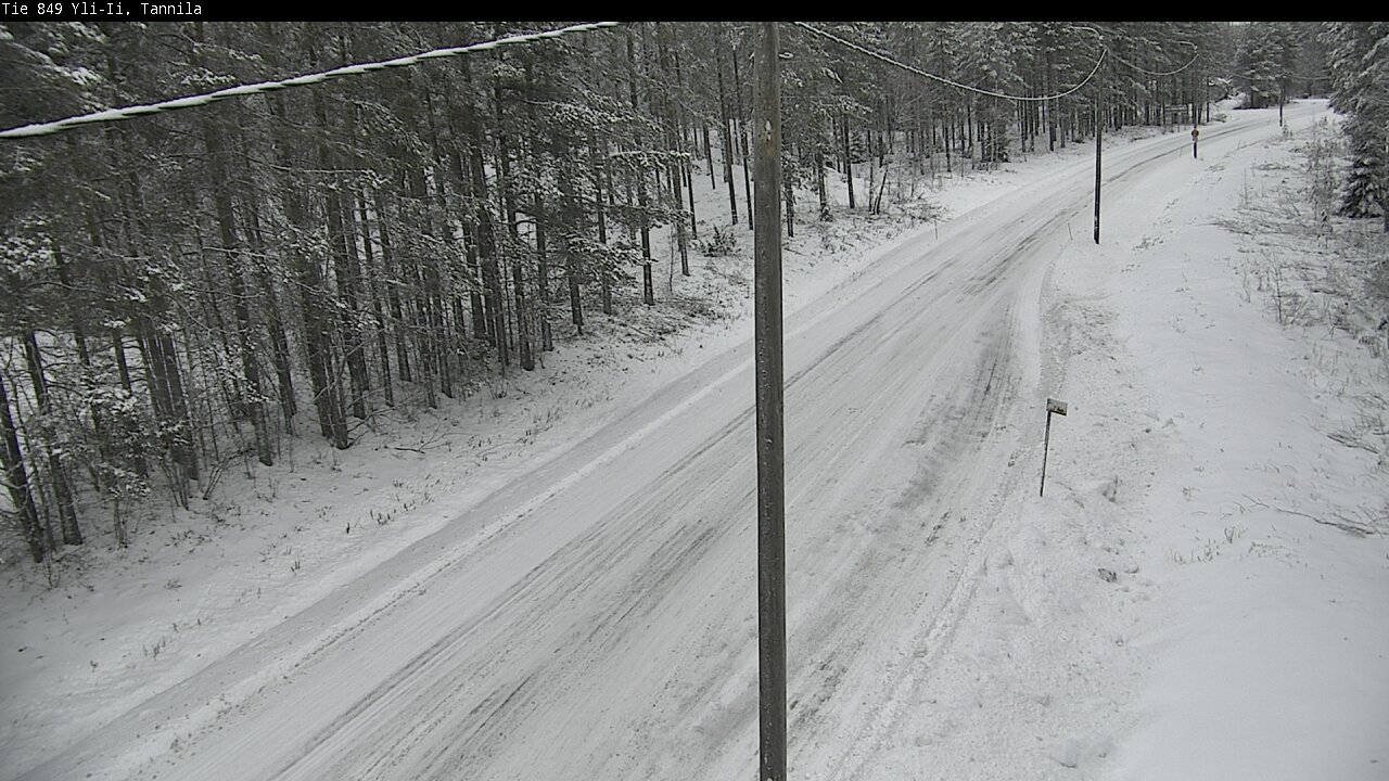 Weather Camera Image Väg 849 Yli-Ii, Tannila, Oulu, Pohjois-Pohjanmaa