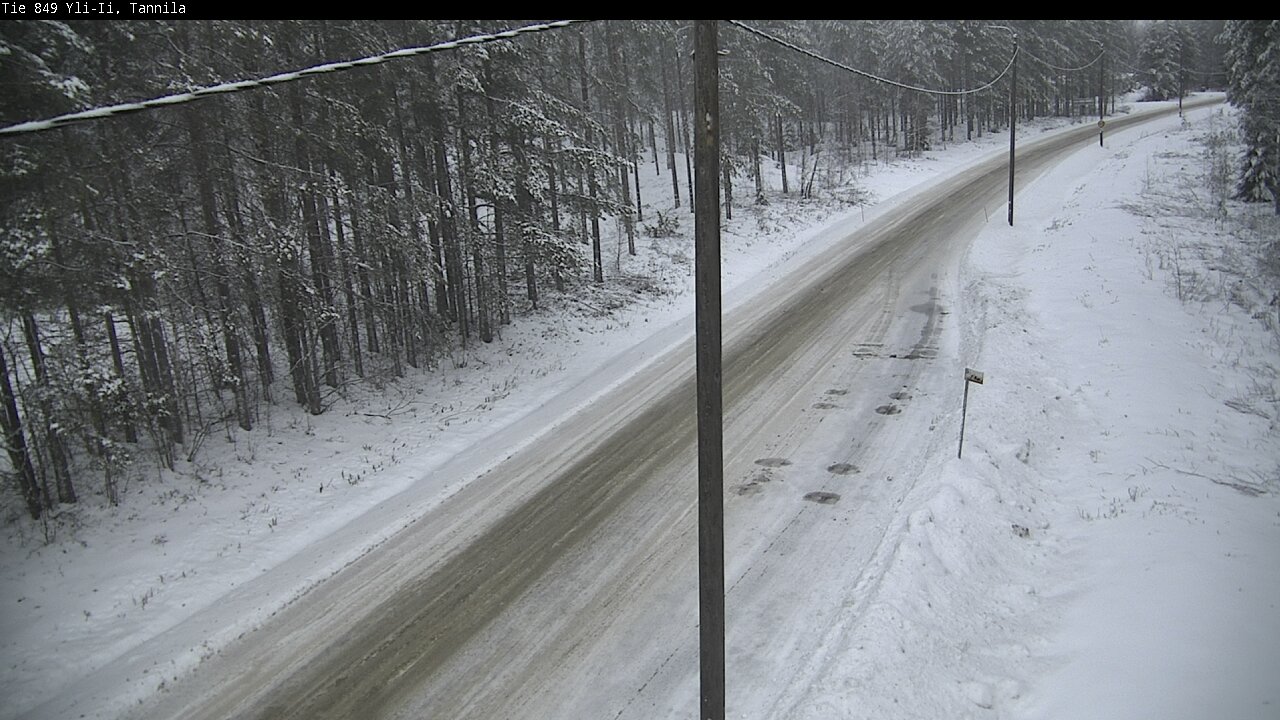 Weather Camera Image Road 849 Yli-Ii, Tannila, Oulu, Pohjois-Pohjanmaa