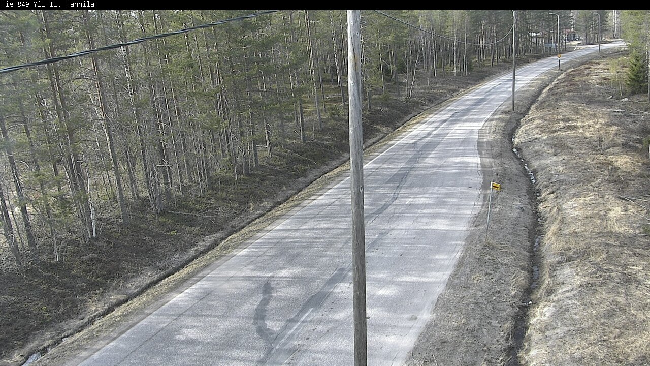 Weather Camera Image Väg 849 Yli-Ii, Tannila, Oulu, Pohjois-Pohjanmaa