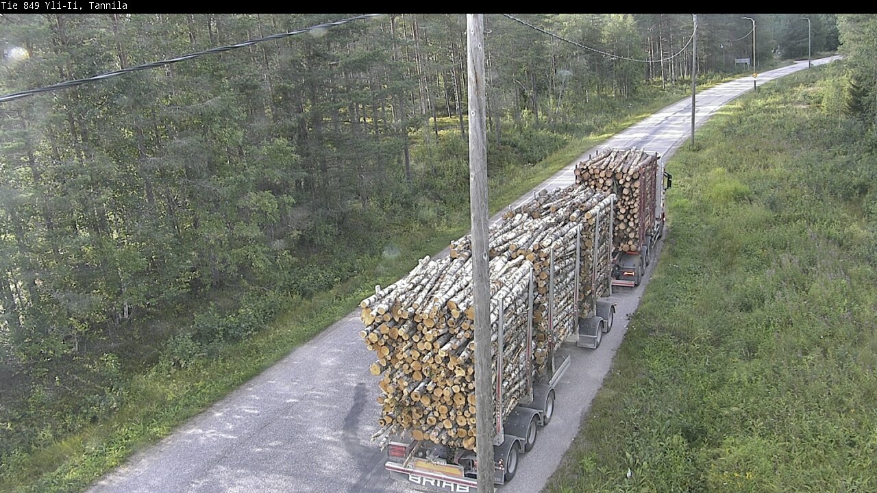 Weather Camera Image Väg 849 Yli-Ii, Tannila, Oulu, Pohjois-Pohjanmaa