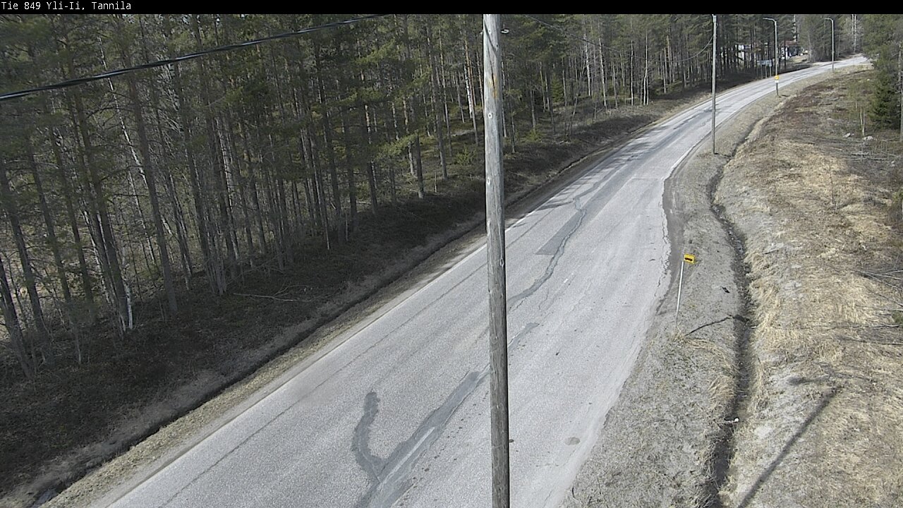 Weather Camera Image Väg 849 Yli-Ii, Tannila, Oulu, Pohjois-Pohjanmaa