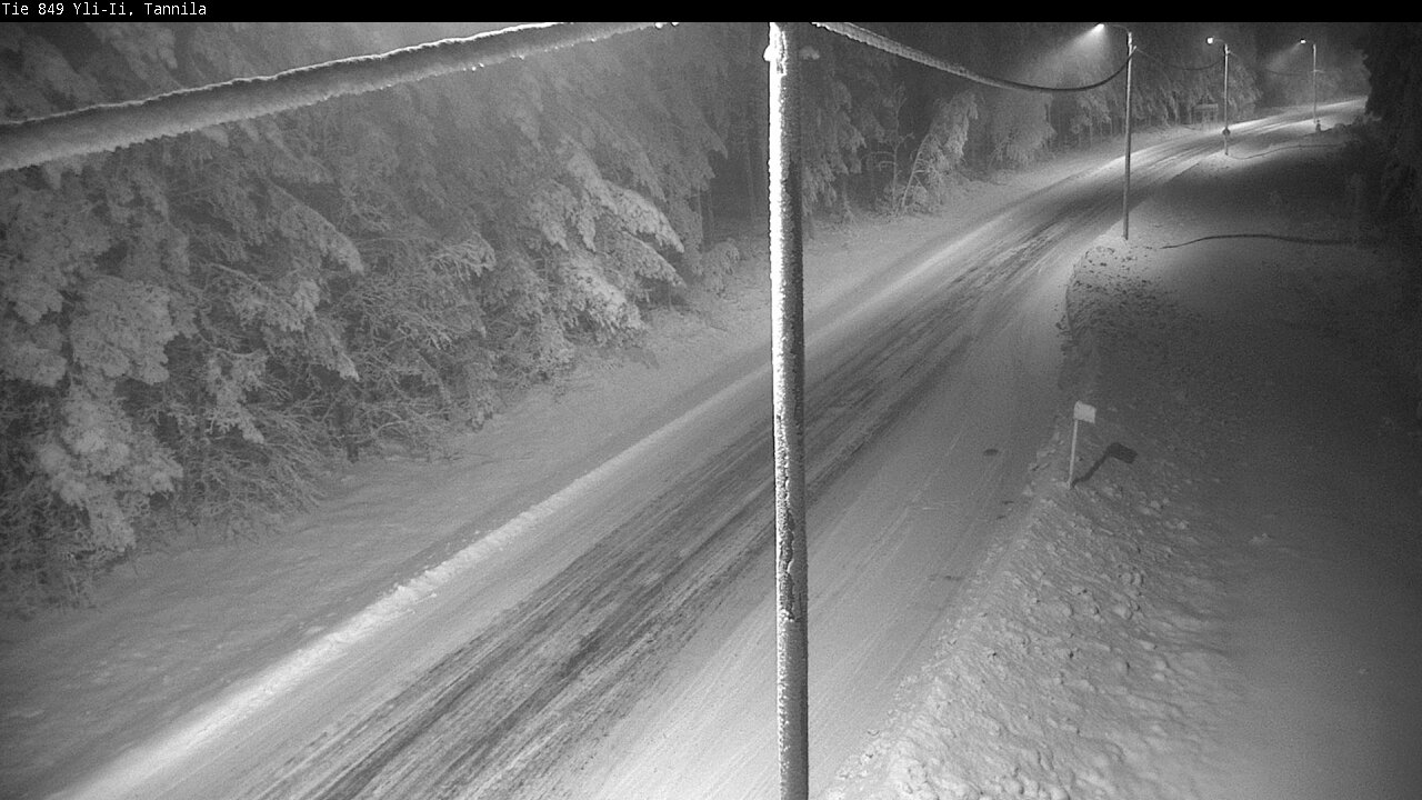 Weather Camera Image Road 849 Yli-Ii, Tannila, Oulu, Pohjois-Pohjanmaa