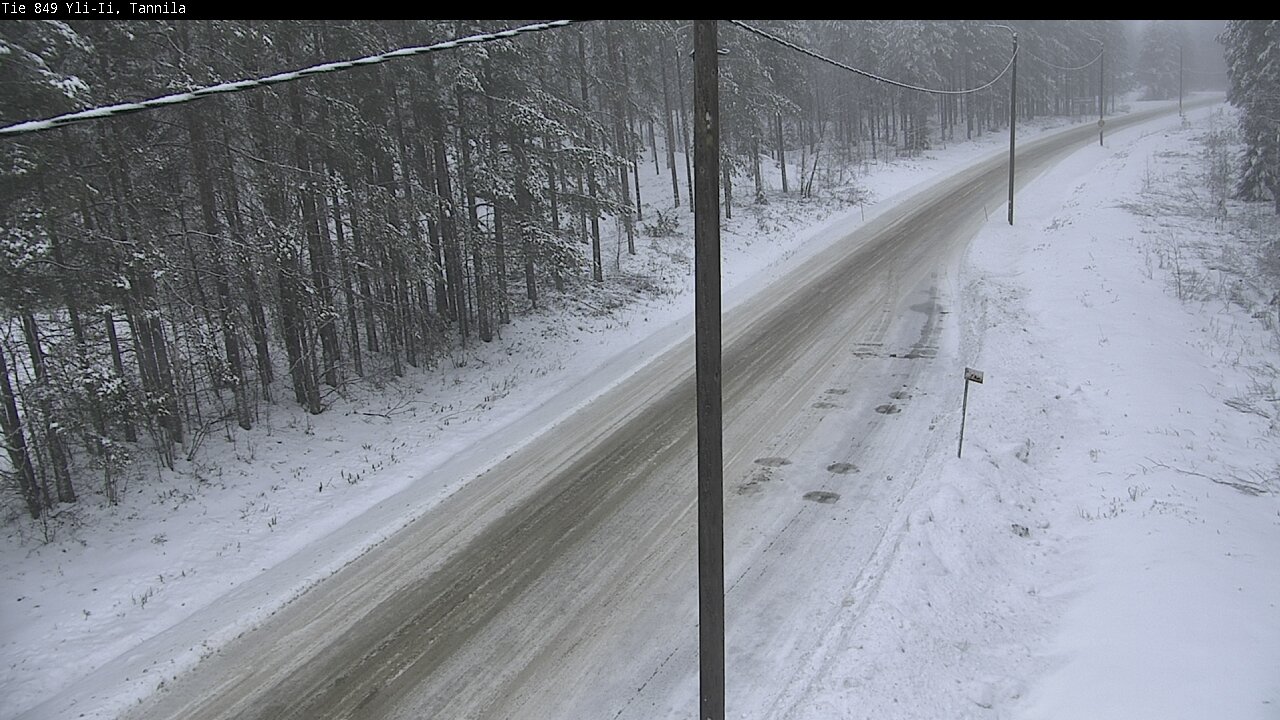 Weather Camera Image Road 849 Yli-Ii, Tannila, Oulu, Pohjois-Pohjanmaa