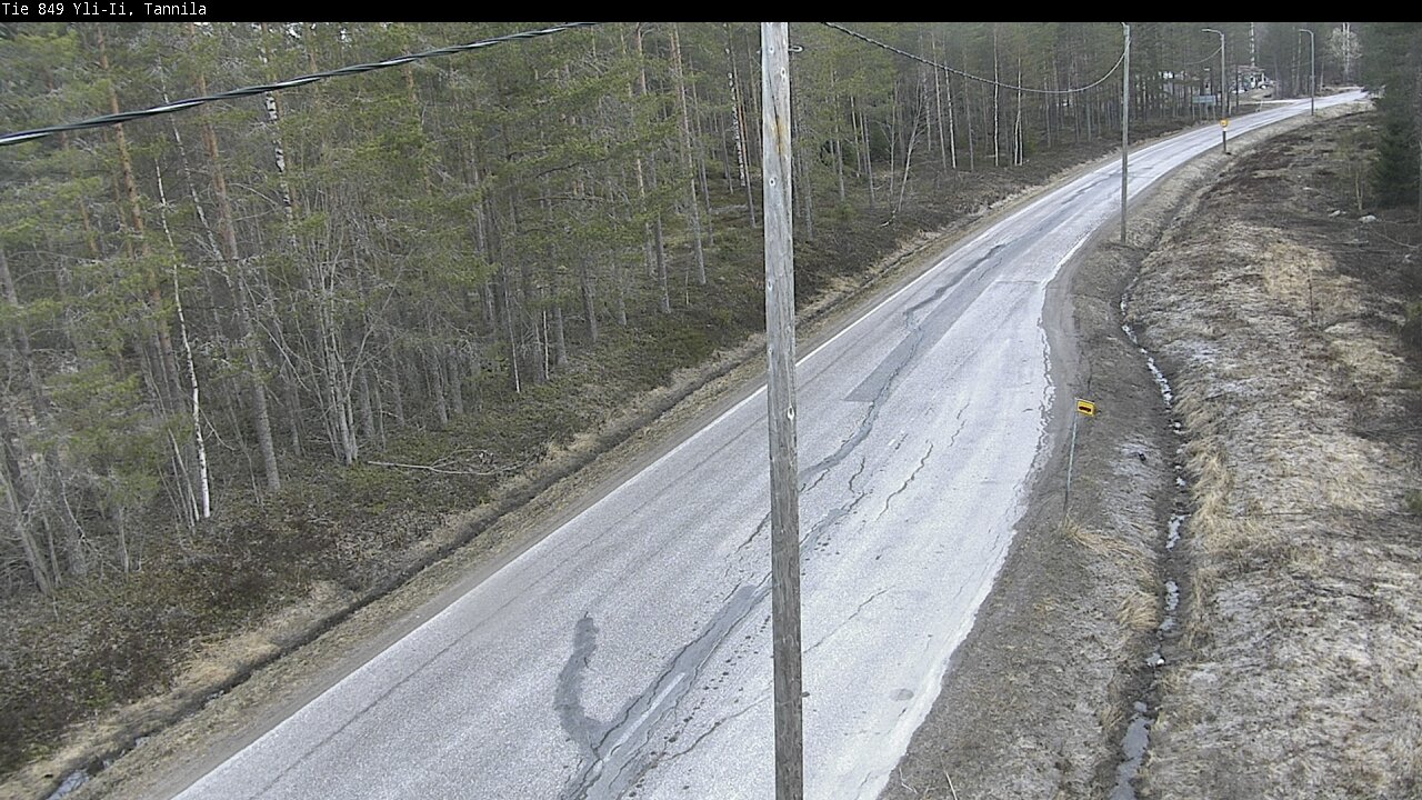 Weather Camera Image Väg 849 Yli-Ii, Tannila, Oulu, Pohjois-Pohjanmaa