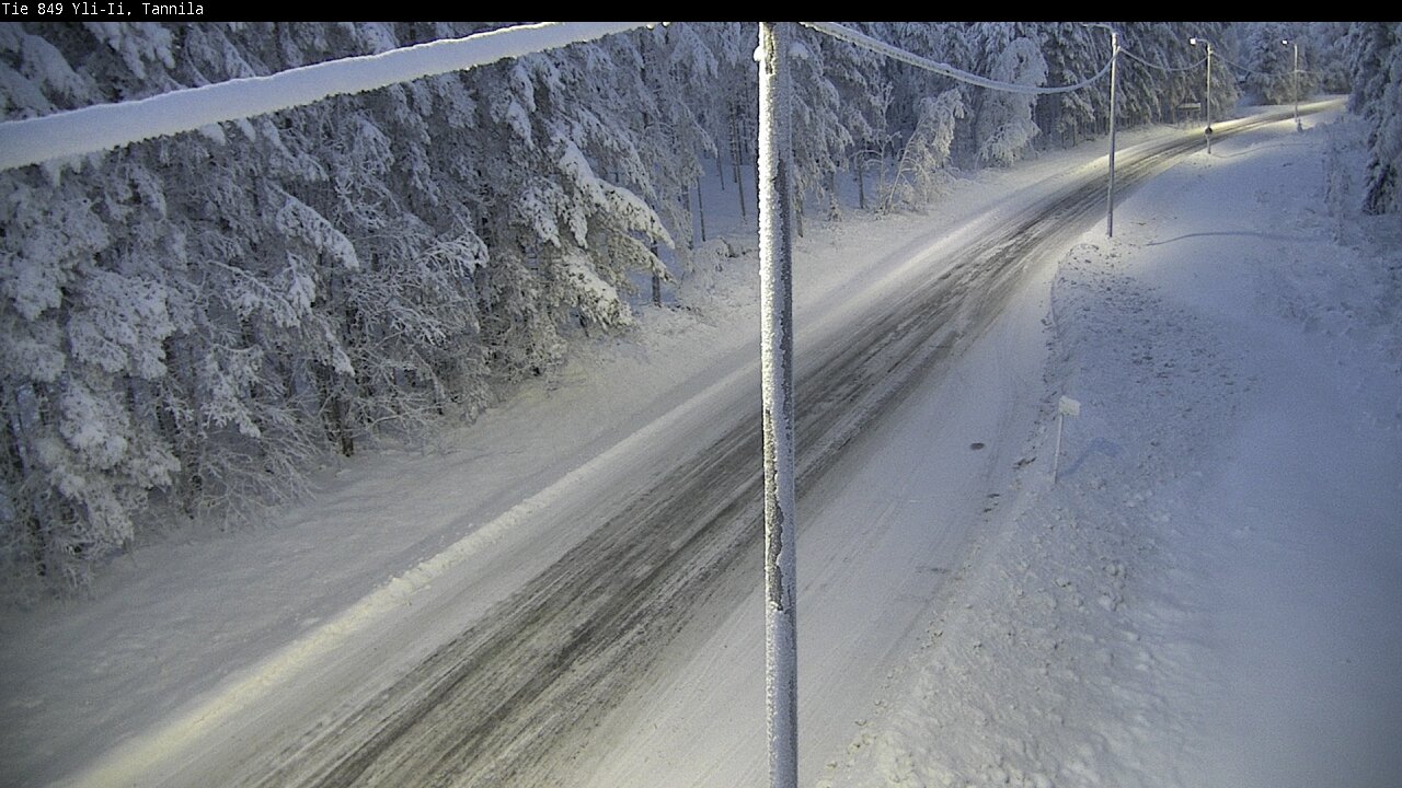 Weather Camera Image Road 849 Yli-Ii, Tannila, Oulu, Pohjois-Pohjanmaa