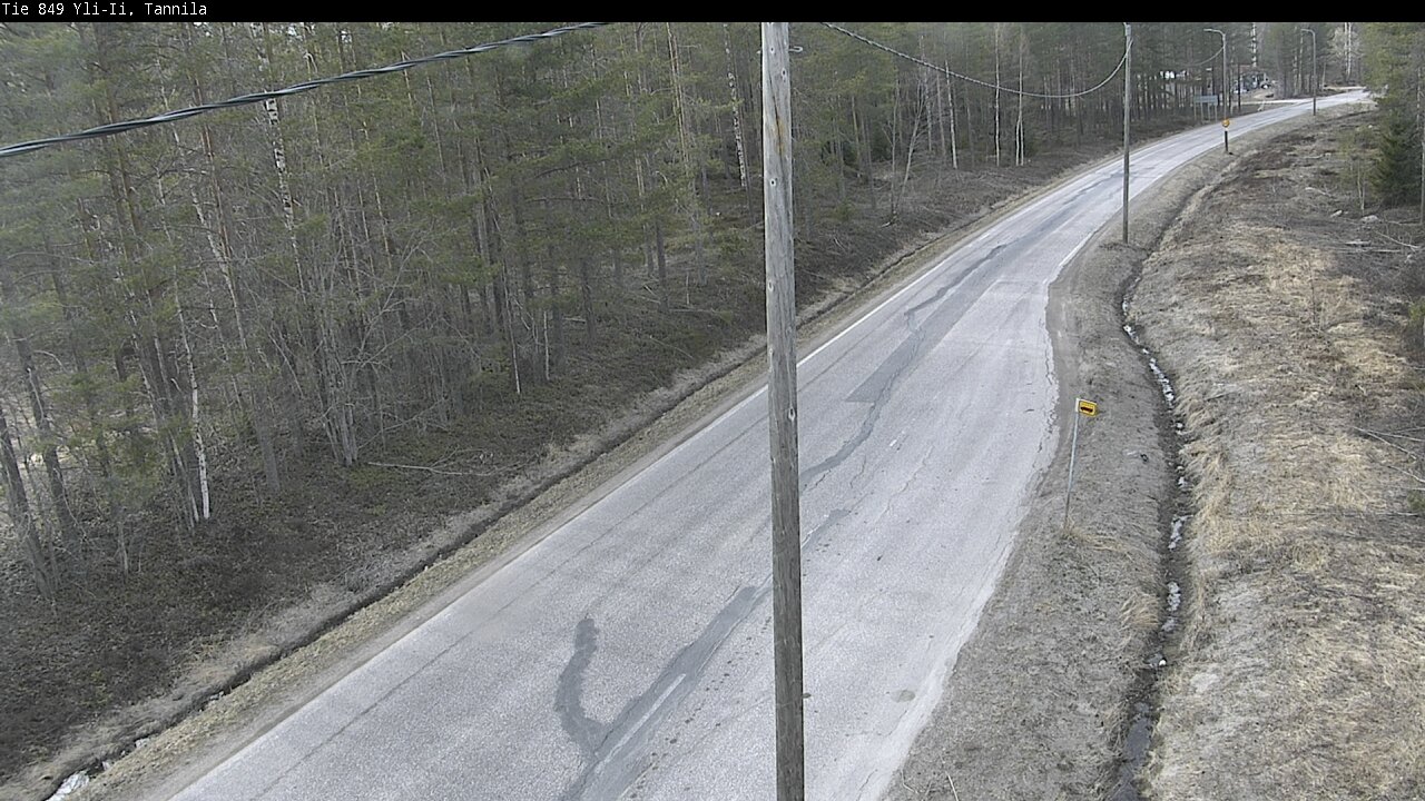 Weather Camera Image Väg 849 Yli-Ii, Tannila, Oulu, Pohjois-Pohjanmaa