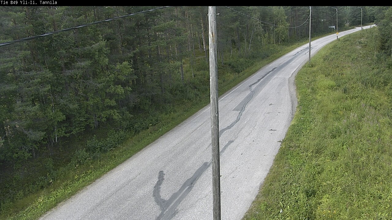 Weather Camera Image Väg 849 Yli-Ii, Tannila, Oulu, Pohjois-Pohjanmaa