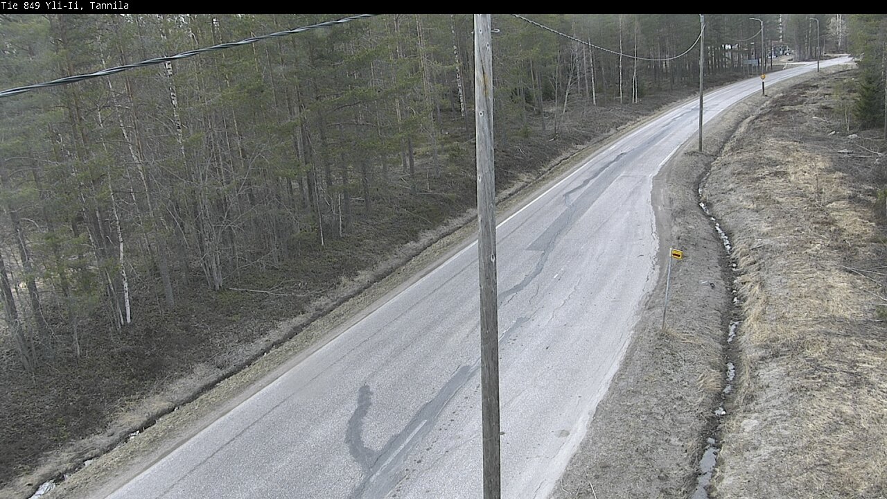 Weather Camera Image Väg 849 Yli-Ii, Tannila, Oulu, Pohjois-Pohjanmaa