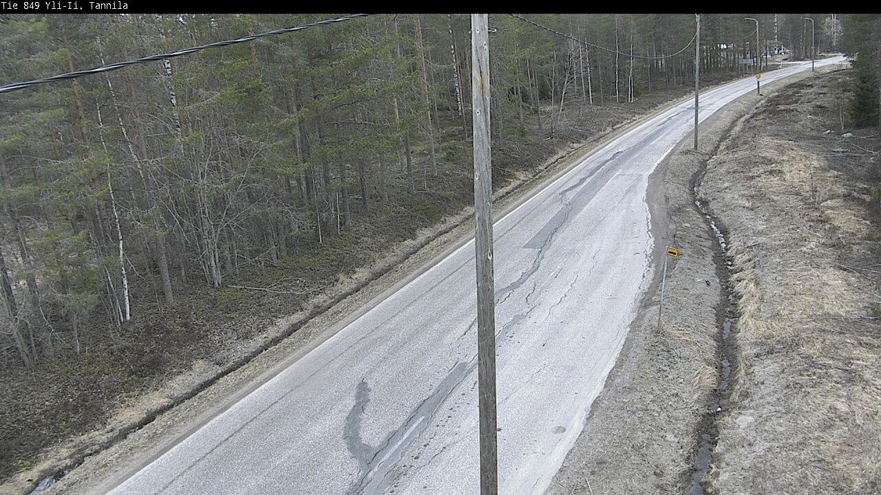 Weather Camera Image Road 849 Yli-Ii, Tannila, Oulu, Pohjois-Pohjanmaa