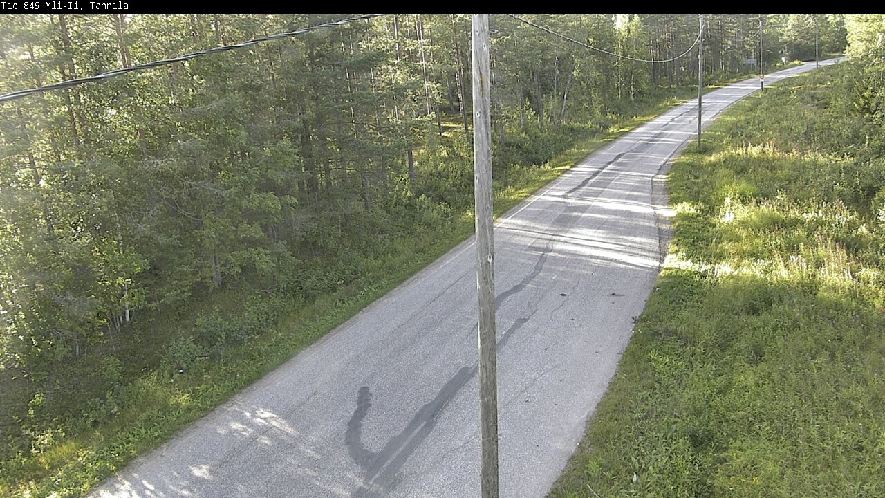 Weather Camera Image Väg 849 Yli-Ii, Tannila, Oulu, Pohjois-Pohjanmaa