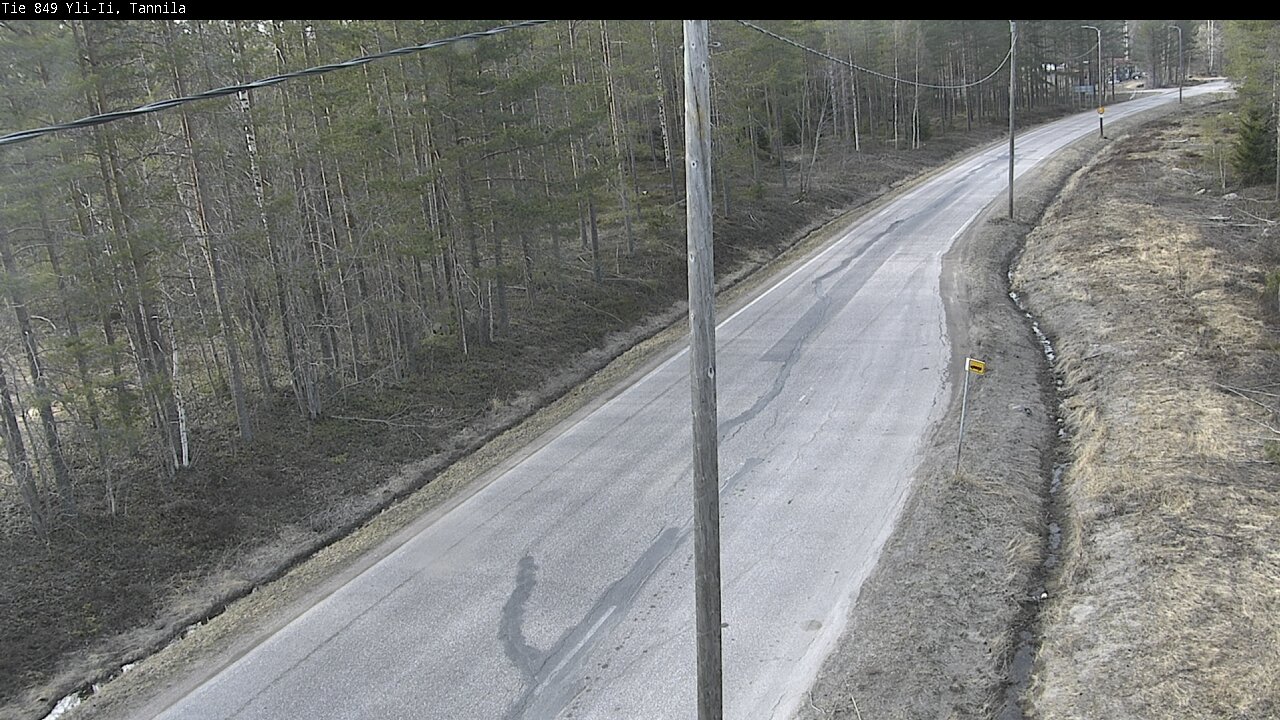 Weather Camera Image Väg 849 Yli-Ii, Tannila, Oulu, Pohjois-Pohjanmaa