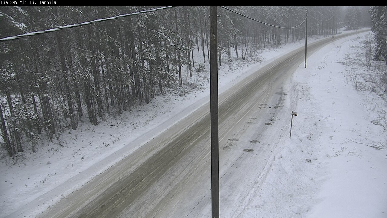 Weather Camera Image Road 849 Yli-Ii, Tannila, Oulu, Pohjois-Pohjanmaa