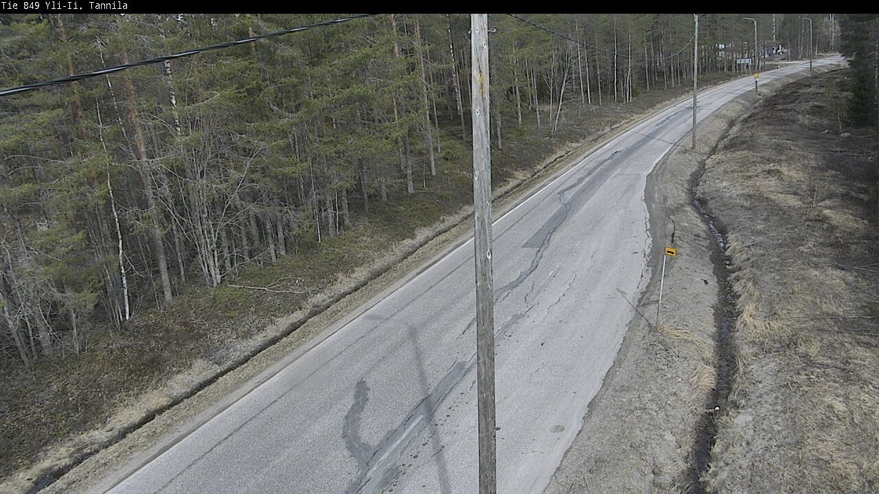 Weather Camera Image Väg 849 Yli-Ii, Tannila, Oulu, Pohjois-Pohjanmaa