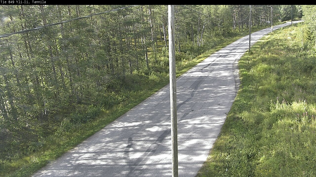 Weather Camera Image Väg 849 Yli-Ii, Tannila, Oulu, Pohjois-Pohjanmaa