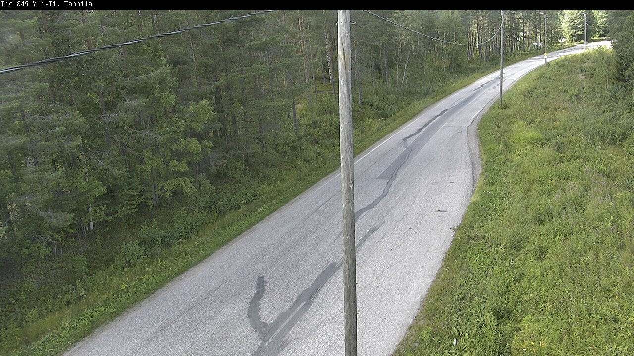 Weather Camera Image Väg 849 Yli-Ii, Tannila, Oulu, Pohjois-Pohjanmaa