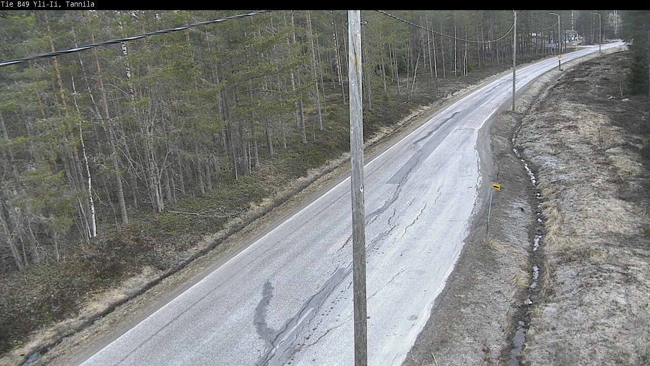 Weather Camera Image Väg 849 Yli-Ii, Tannila, Oulu, Pohjois-Pohjanmaa