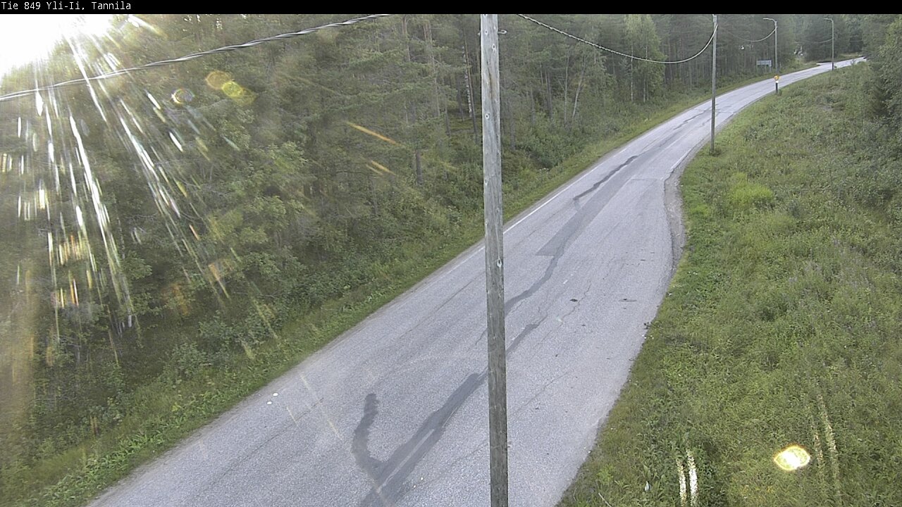 Weather Camera Image Väg 849 Yli-Ii, Tannila, Oulu, Pohjois-Pohjanmaa