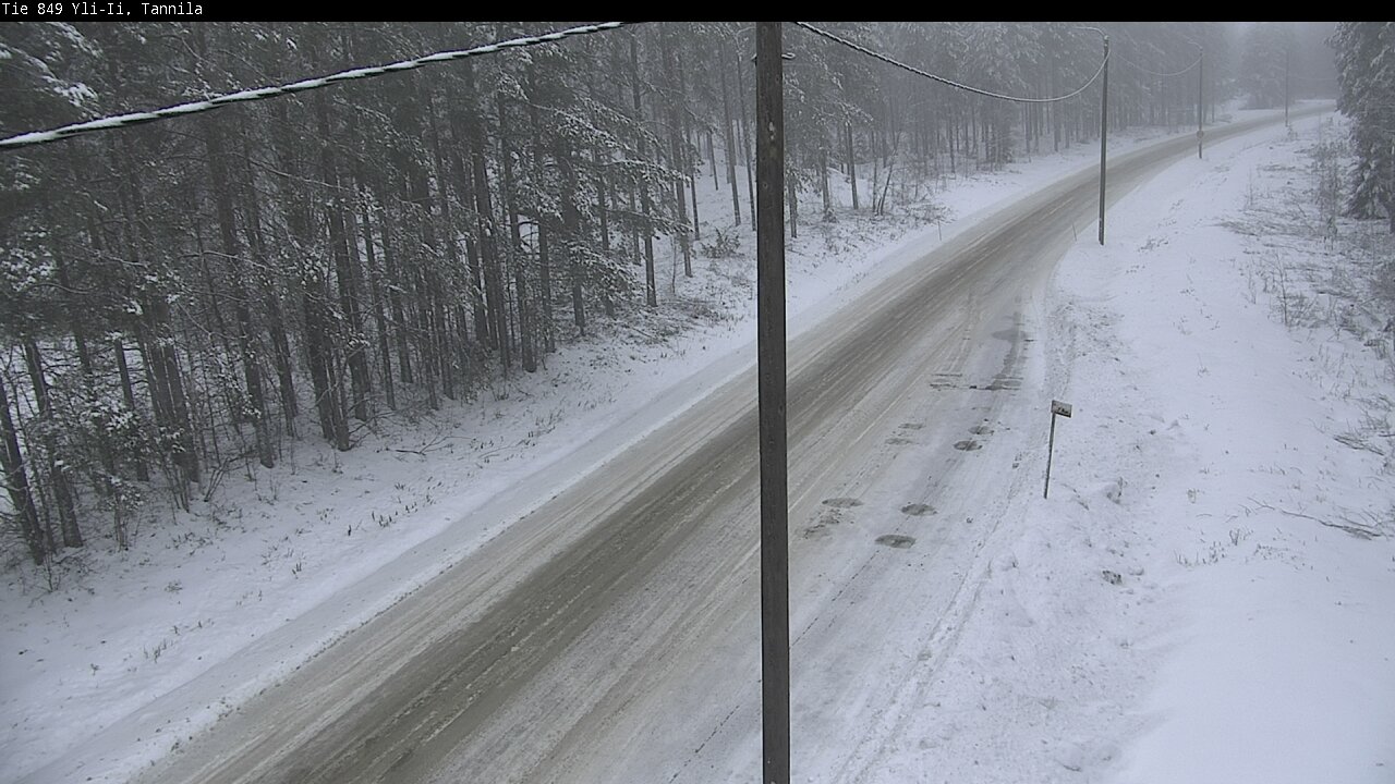 Weather Camera Image Road 849 Yli-Ii, Tannila, Oulu, Pohjois-Pohjanmaa