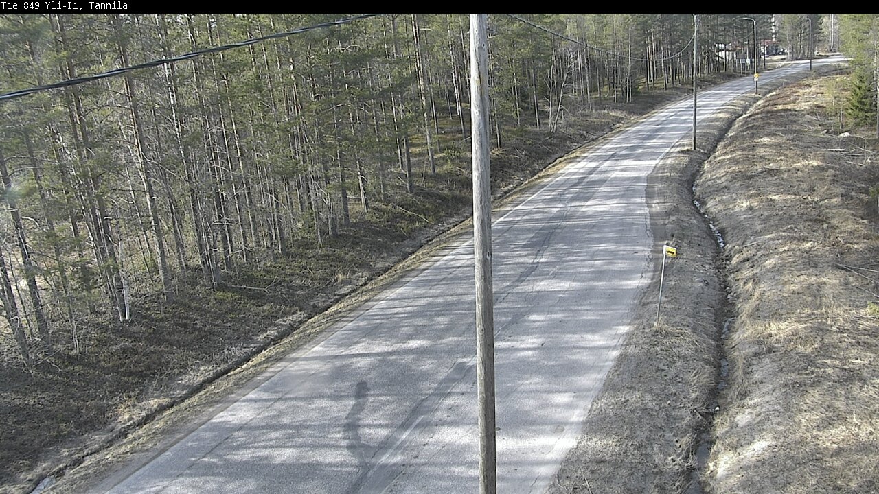 Weather Camera Image Väg 849 Yli-Ii, Tannila, Oulu, Pohjois-Pohjanmaa