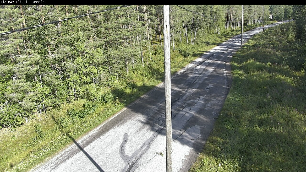 Weather Camera Image Väg 849 Yli-Ii, Tannila, Oulu, Pohjois-Pohjanmaa