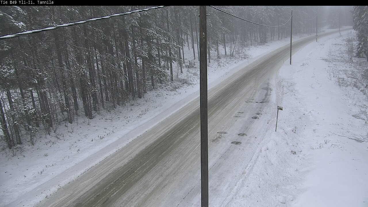 Weather Camera Image Road 849 Yli-Ii, Tannila, Oulu, Pohjois-Pohjanmaa