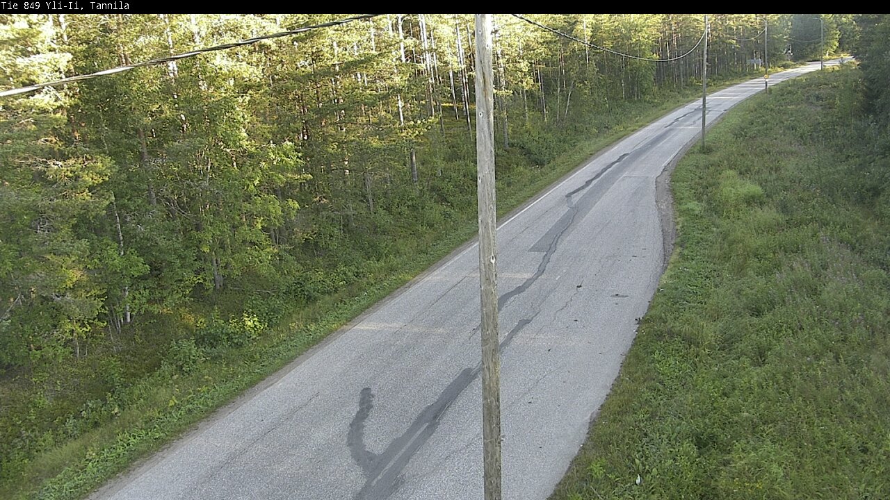 Weather Camera Image Väg 849 Yli-Ii, Tannila, Oulu, Pohjois-Pohjanmaa