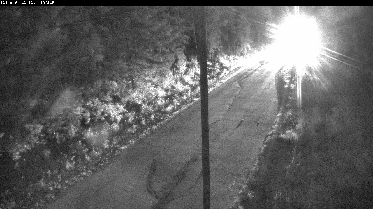 Weather Camera Image Väg 849 Yli-Ii, Tannila, Oulu, Pohjois-Pohjanmaa