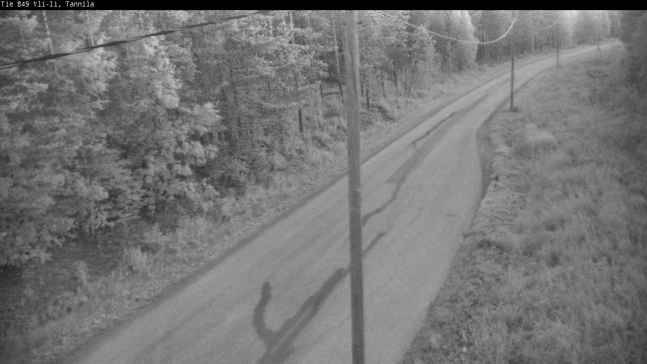 Weather Camera Image Väg 849 Yli-Ii, Tannila, Oulu, Pohjois-Pohjanmaa