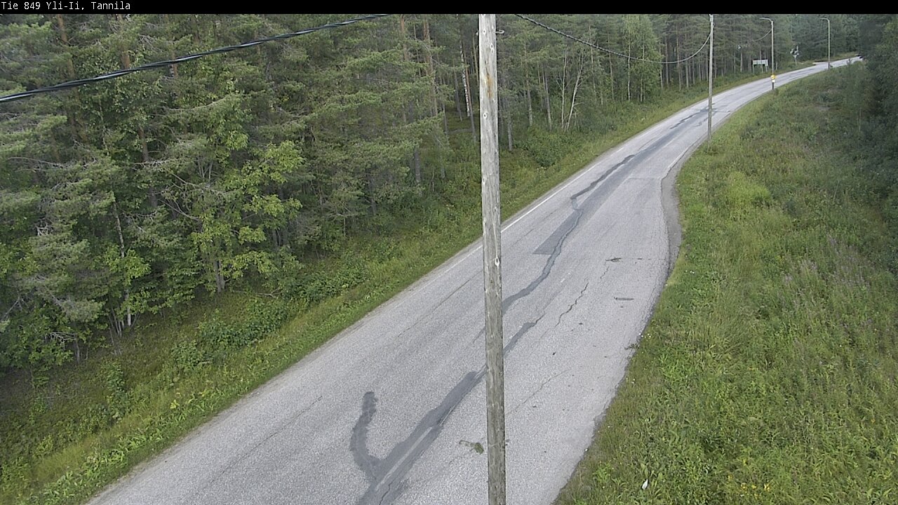 Weather Camera Image Väg 849 Yli-Ii, Tannila, Oulu, Pohjois-Pohjanmaa