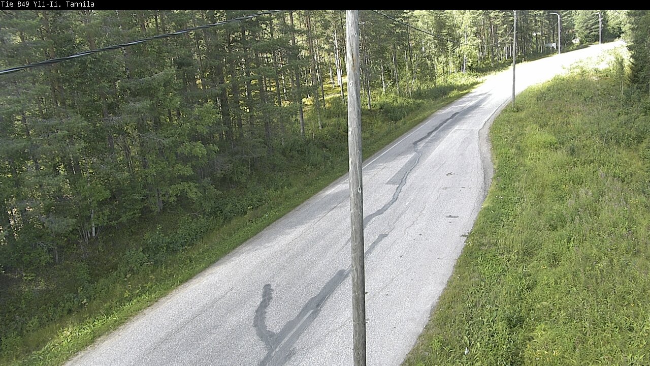 Weather Camera Image Väg 849 Yli-Ii, Tannila, Oulu, Pohjois-Pohjanmaa