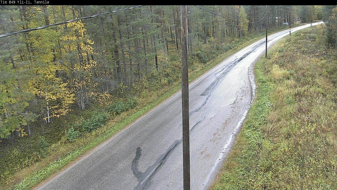 Weather Camera Image Road 849 Yli-Ii, Tannila, Oulu, Pohjois-Pohjanmaa
