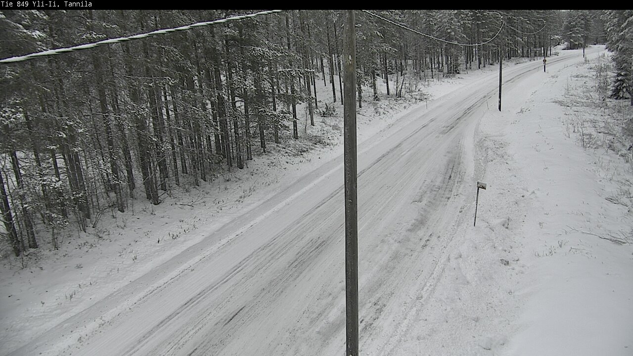 Weather Camera Image Väg 849 Yli-Ii, Tannila, Oulu, Pohjois-Pohjanmaa