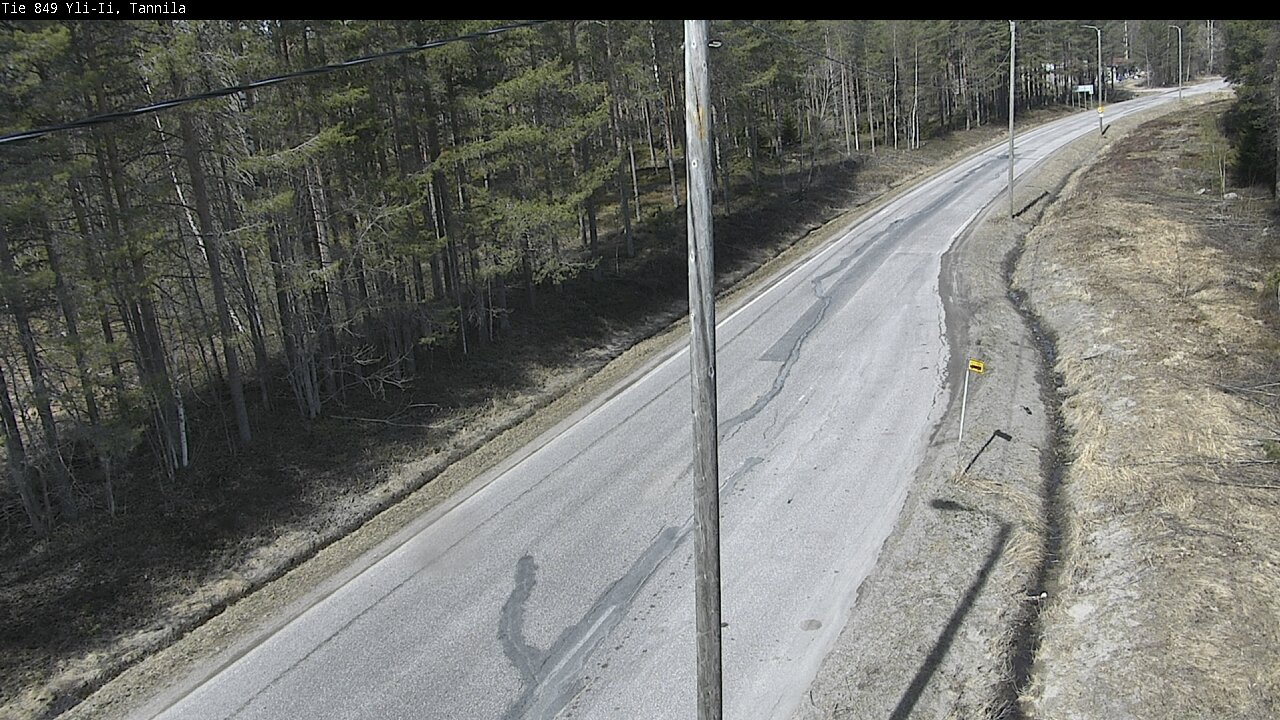 Weather Camera Image Väg 849 Yli-Ii, Tannila, Oulu, Pohjois-Pohjanmaa