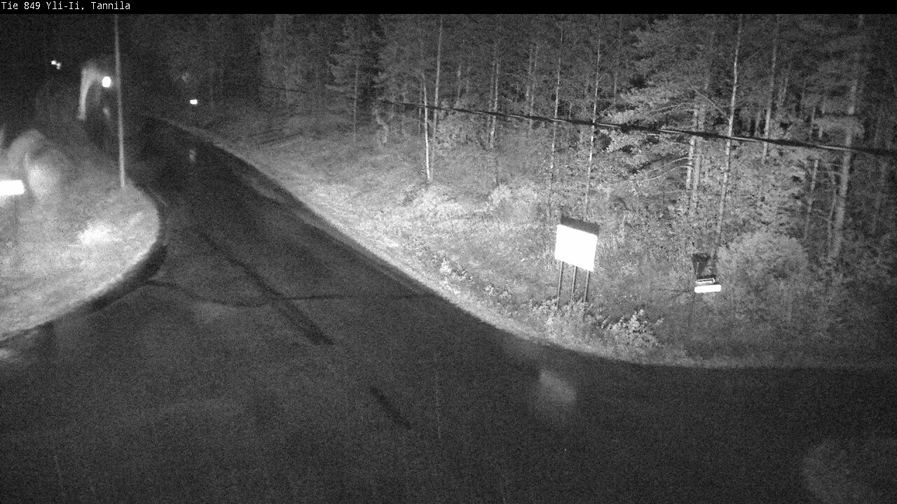 Weather Camera Image Väg 849 Yli-Ii, Tannila, Oulu, Pohjois-Pohjanmaa