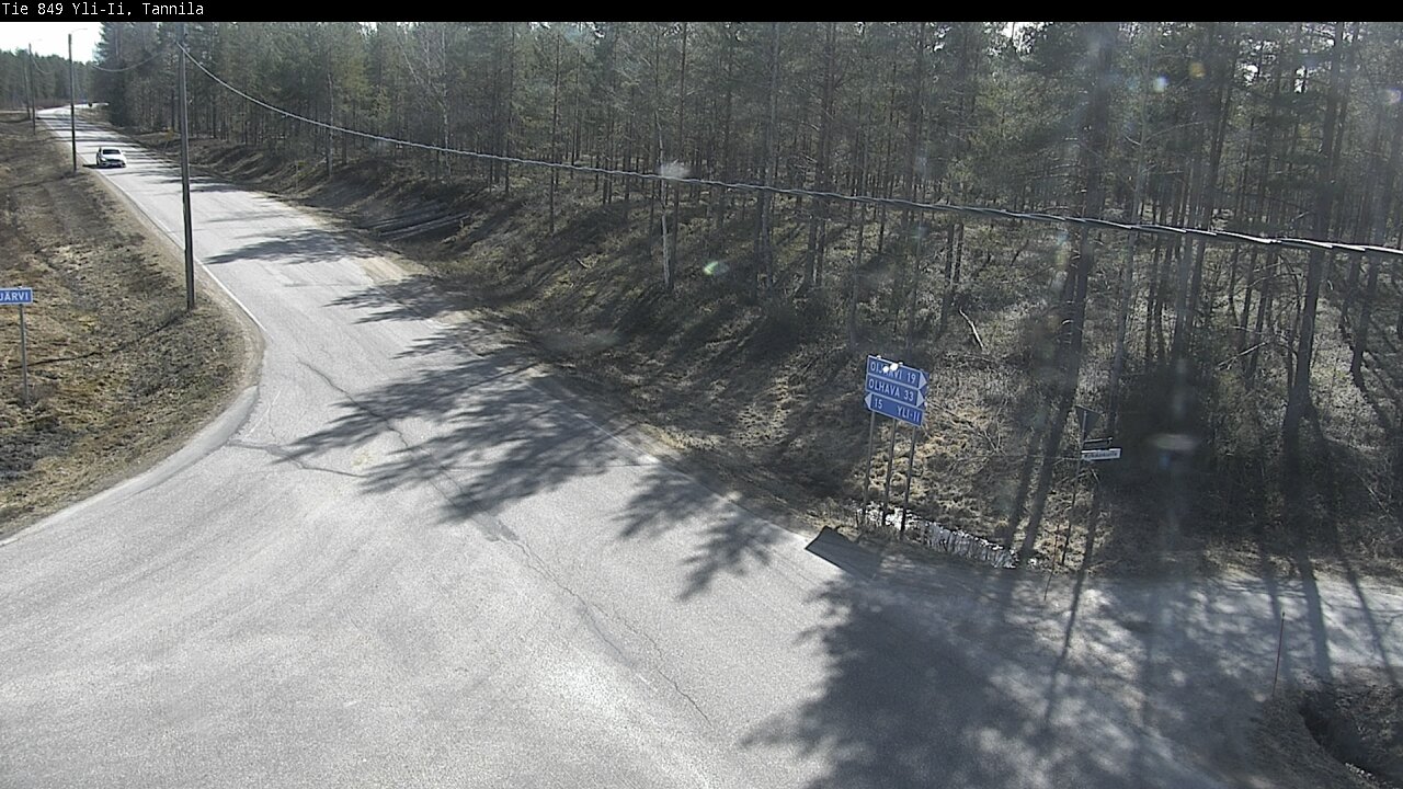 Weather Camera Image Väg 849 Yli-Ii, Tannila, Oulu, Pohjois-Pohjanmaa