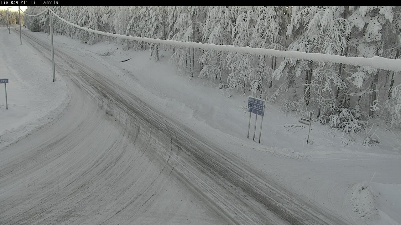 Weather Camera Image Road 849 Yli-Ii, Tannila, Oulu, Pohjois-Pohjanmaa