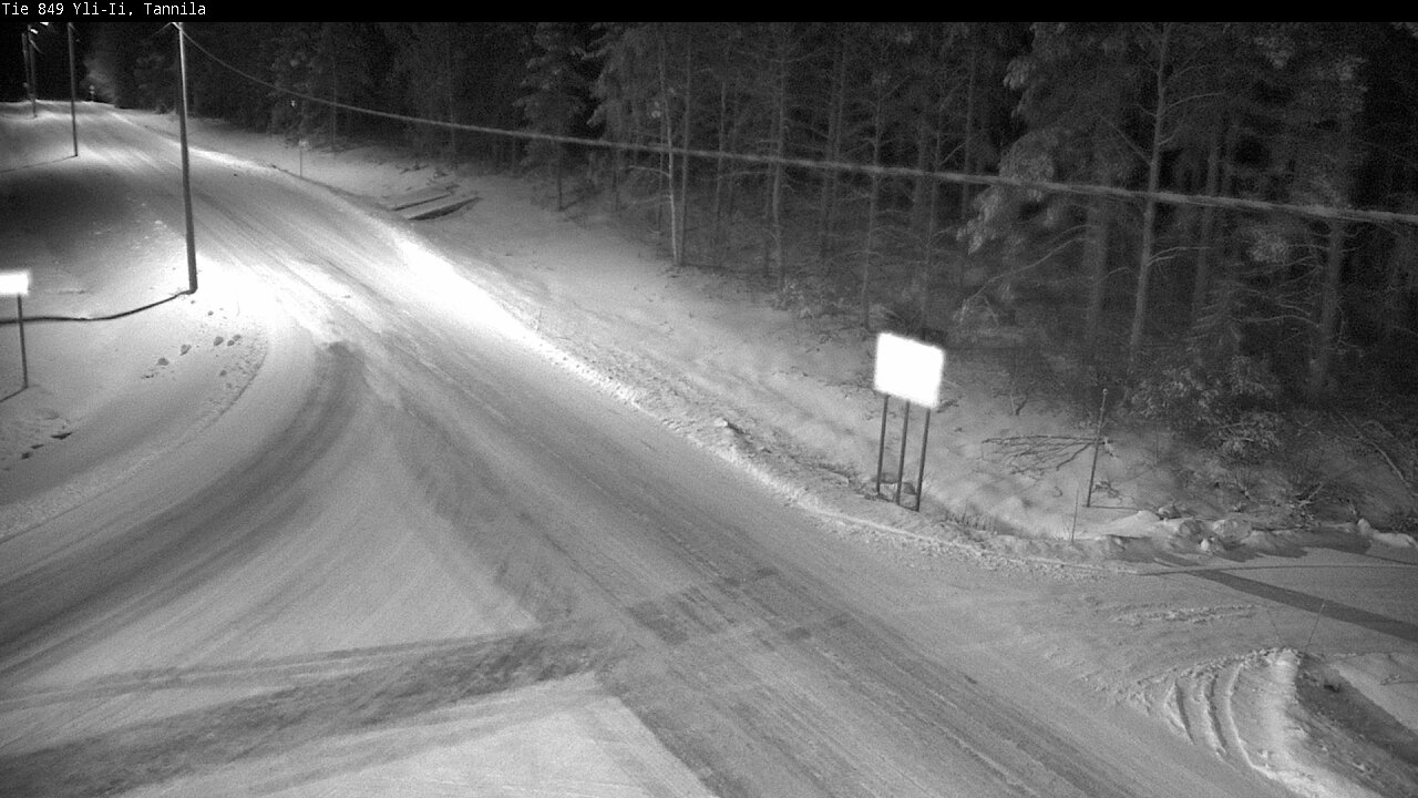 Weather Camera Image Väg 849 Yli-Ii, Tannila, Oulu, Pohjois-Pohjanmaa